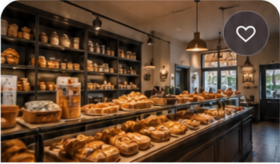 Artisan bakery with gourmet products venture